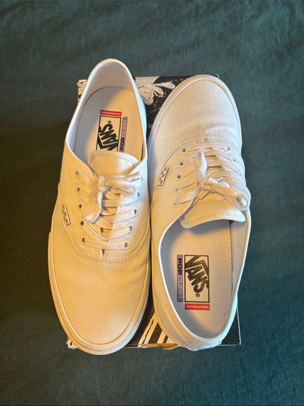 Vans Men's Low-Top Canvas Sneakers in Cream